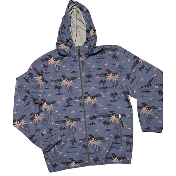 MARGARITAVILLE ISLAND GIII JACKET WOMEN ZIP-UP LONG SLEEVE HOODIE COLOR BLUE M - Picture 5 of 15